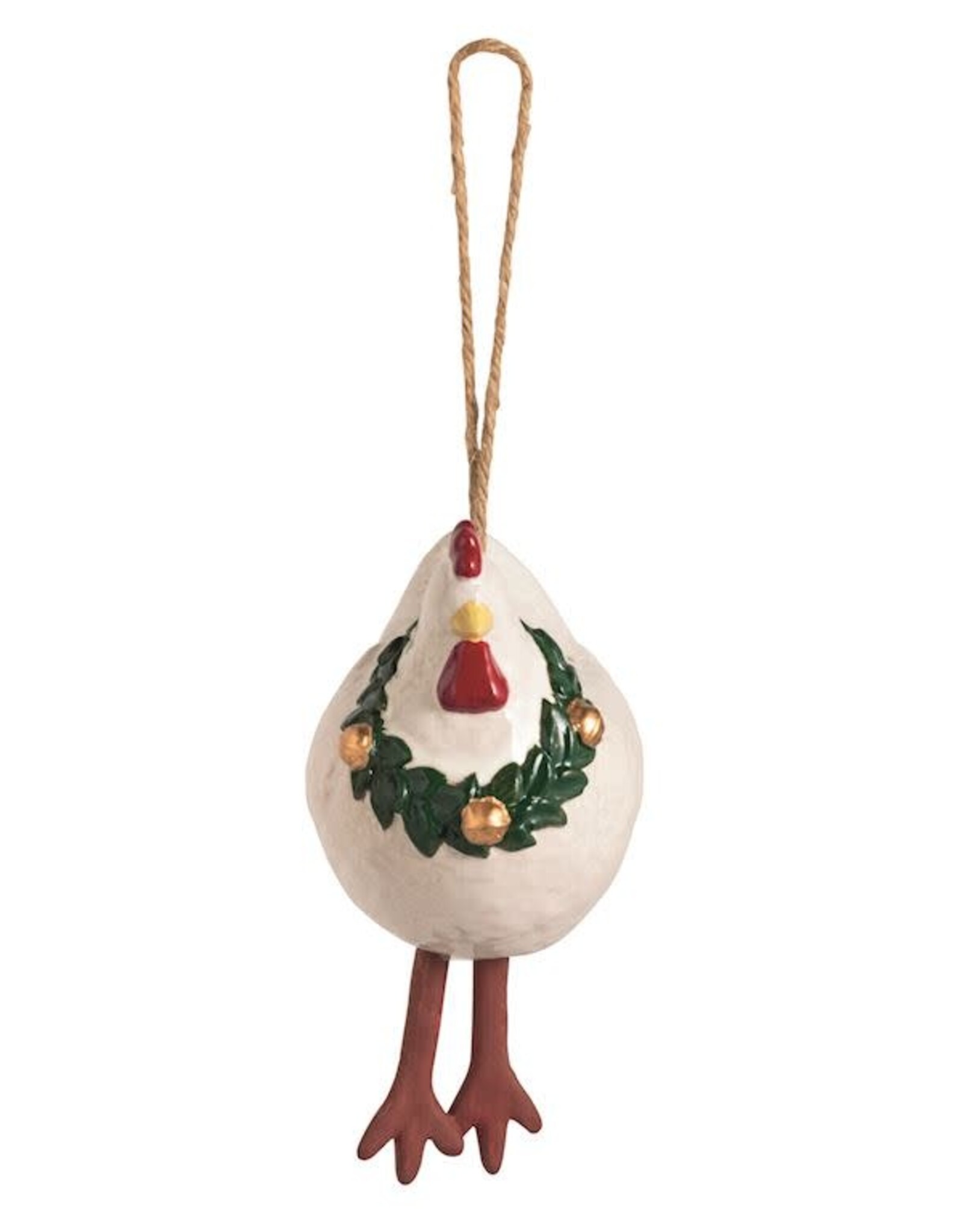 Mudpie Chicken Christmas Ornament