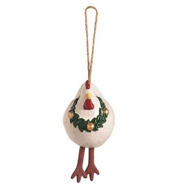 Mudpie Chicken Christmas Ornament