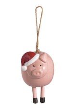 Mudpie Pig Christmas Ornament