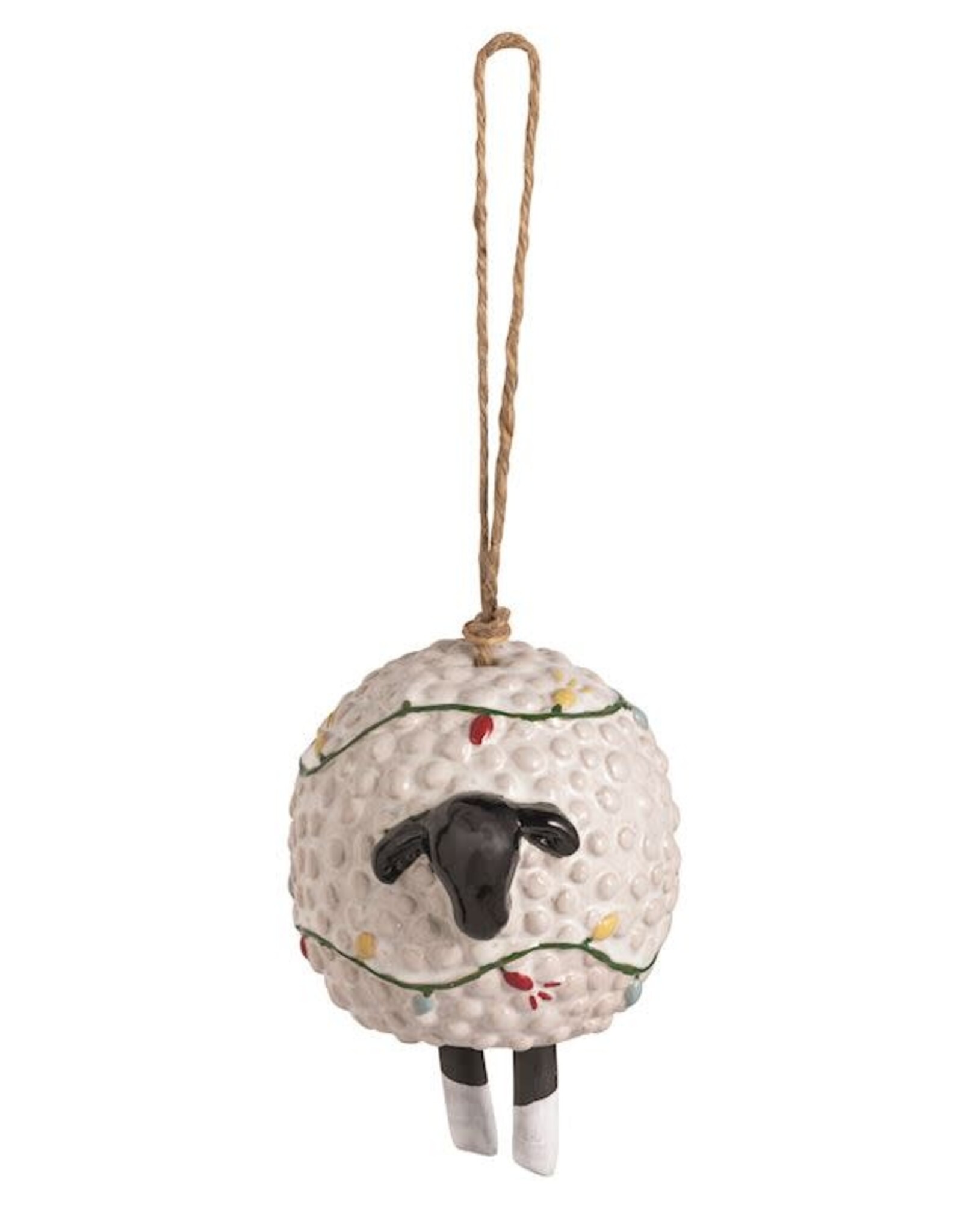 Mudpie Sheep Christmas Ornament