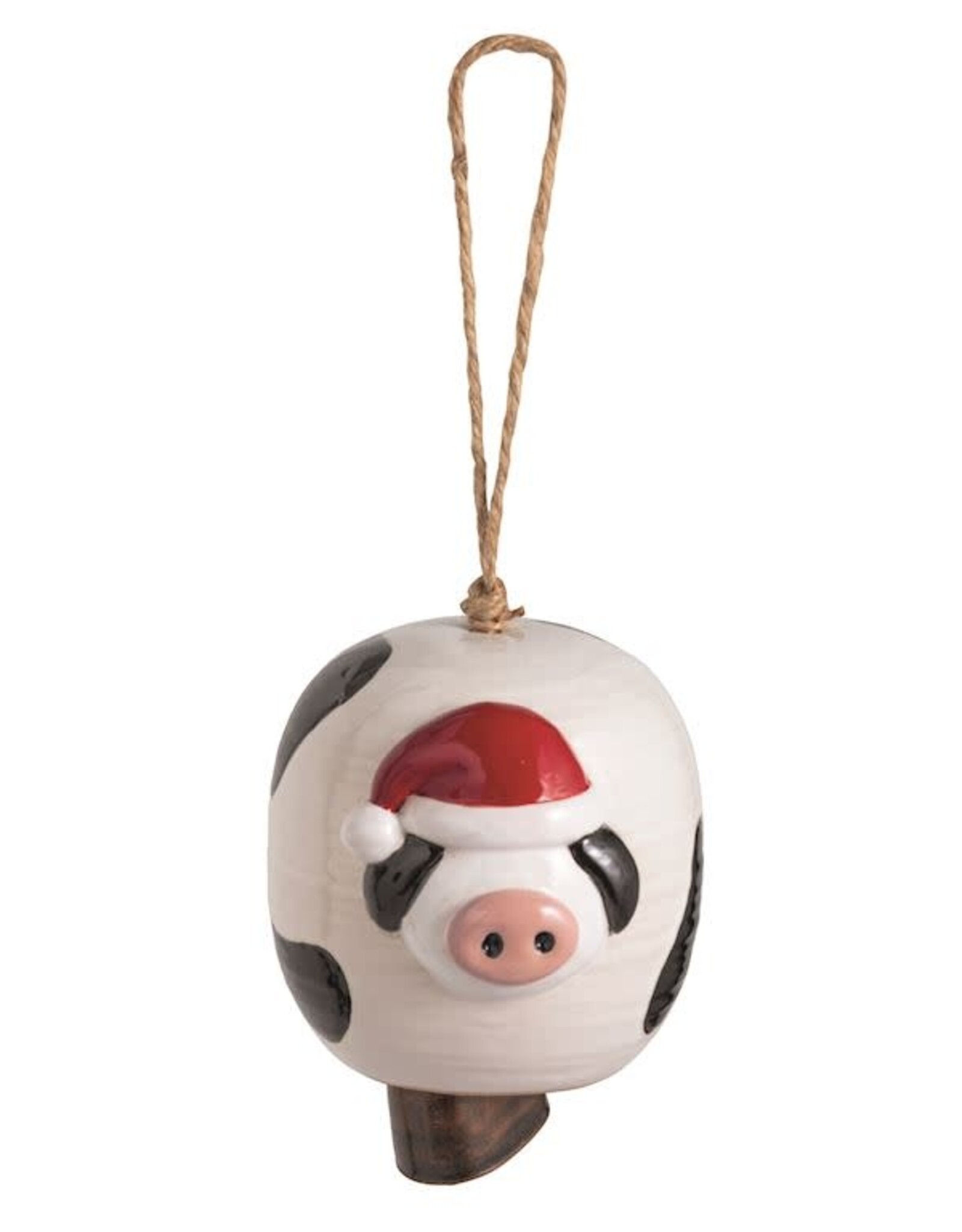 Mudpie Cow Christmas Ornament
