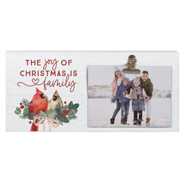 Sincere Surroundings Joy Christmas Cardinals Photo Sign