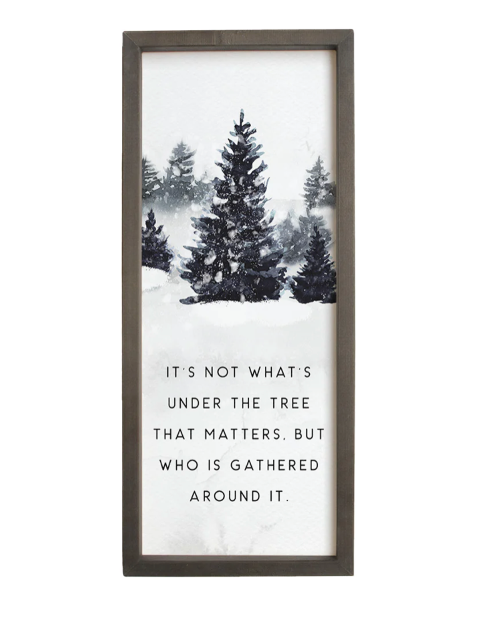 Sincere Surroundings Under the Tree Sign