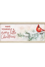 Sincere Surroundings Merry Little Cardinals Sign