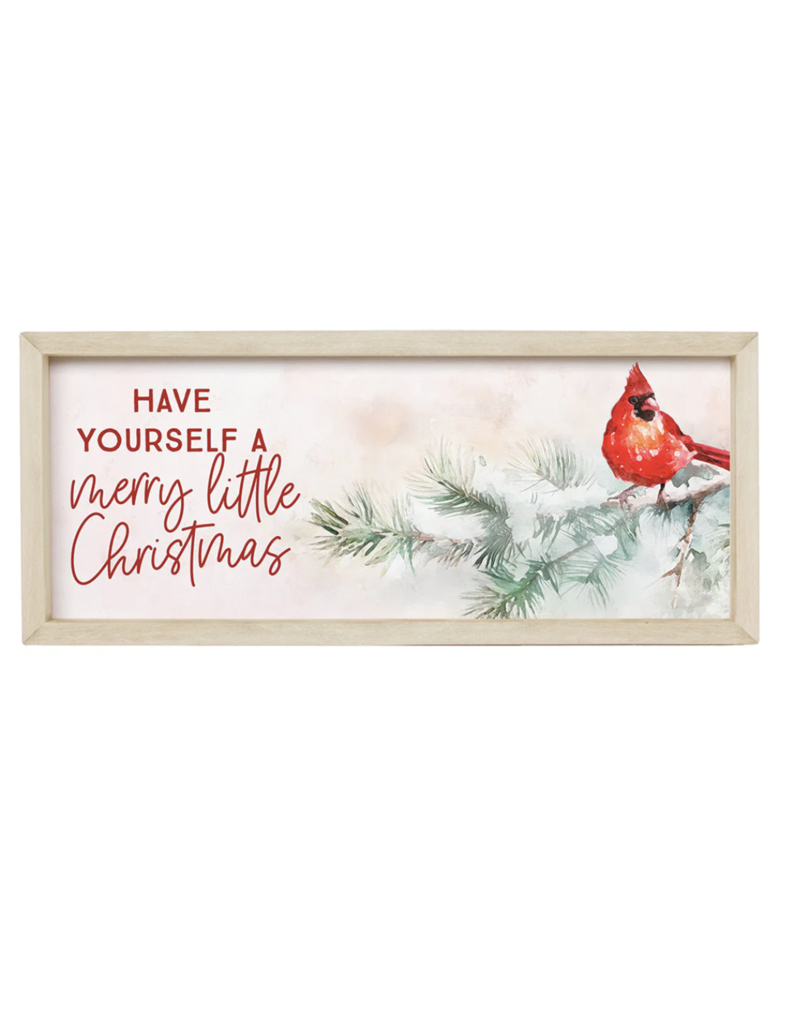 Sincere Surroundings Merry Little Cardinals Sign