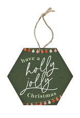 Sincere Surroundings Holly Jolly Green Ornament