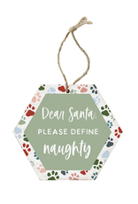 Sincere Surroundings Define Naughty Paws Ornament