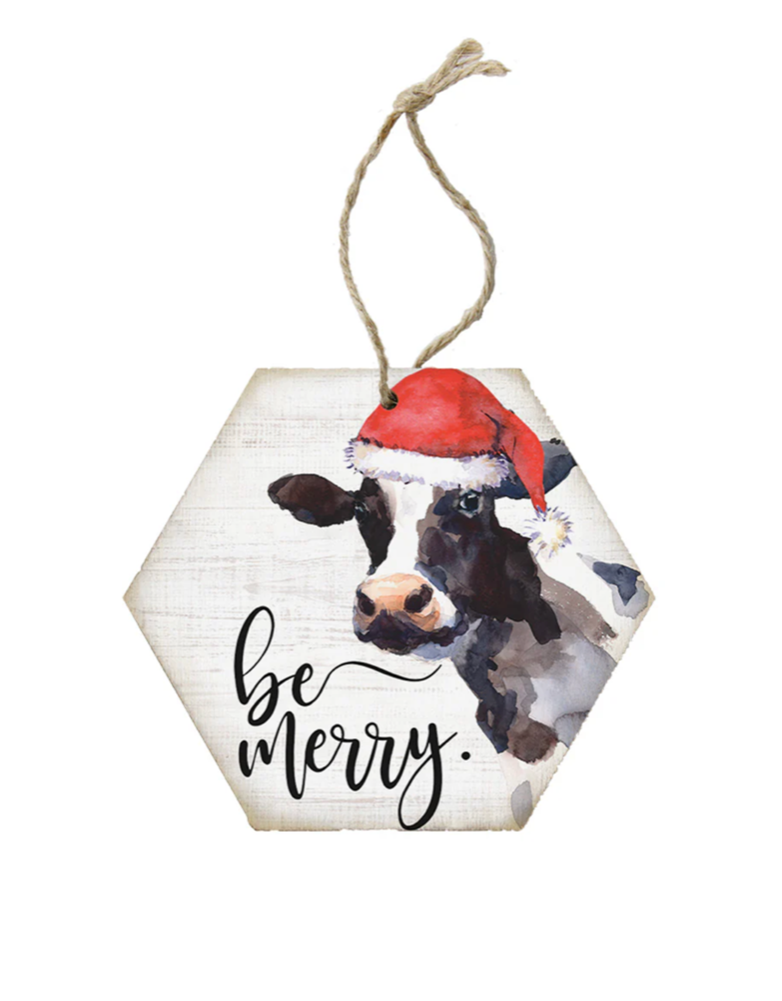 Sincere Surroundings Be Merry Ornament