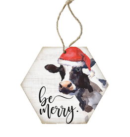 Sincere Surroundings Be Merry Ornament