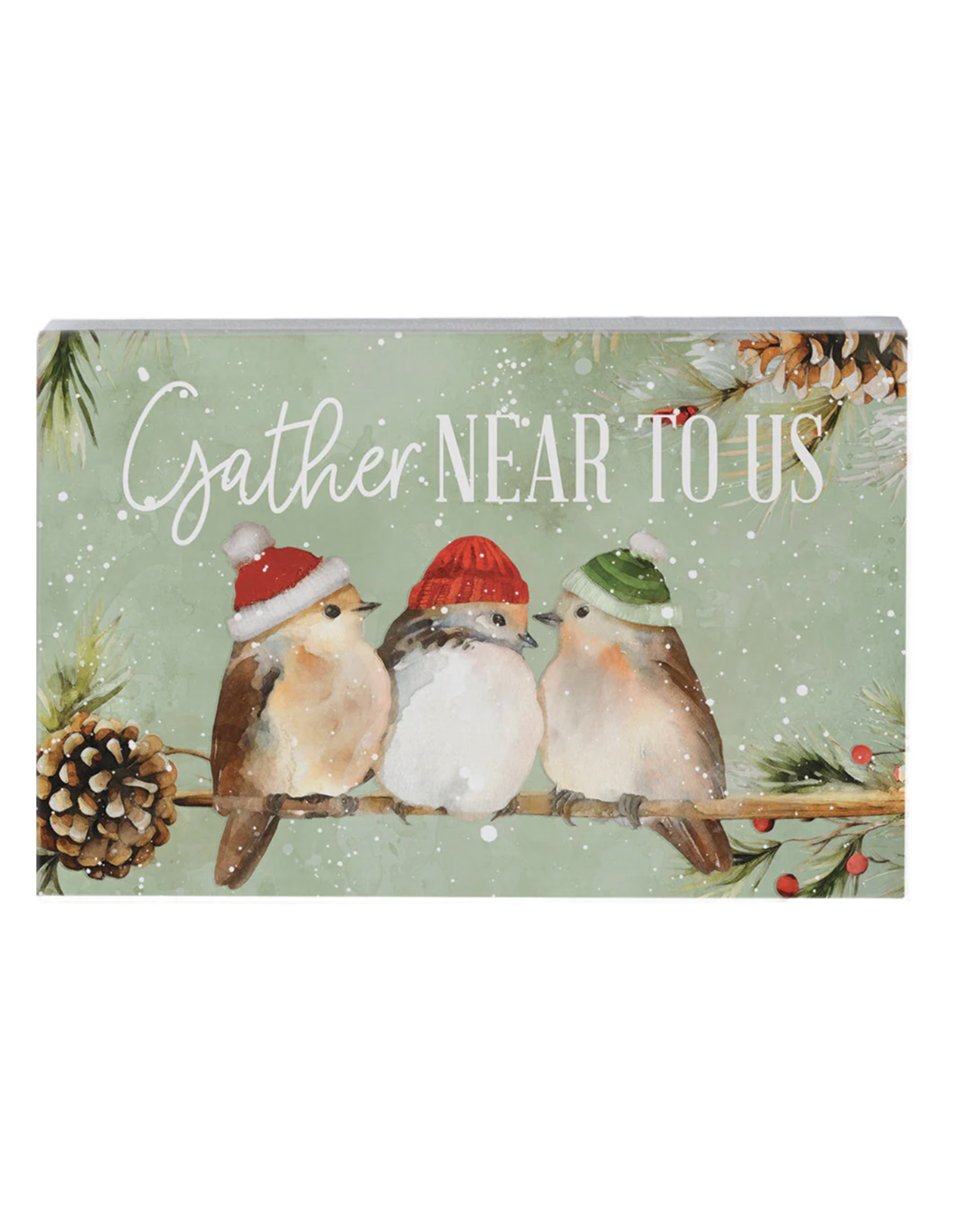 Sincere Surroundings Gather Near Birds Sign
