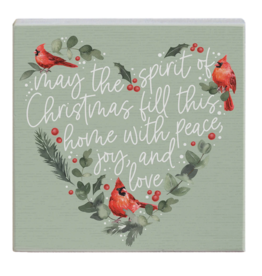 Sincere Surroundings Spirit Christmas Cardinals Sign
