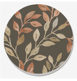 Highland Home Coaster - Watercolor Leaves