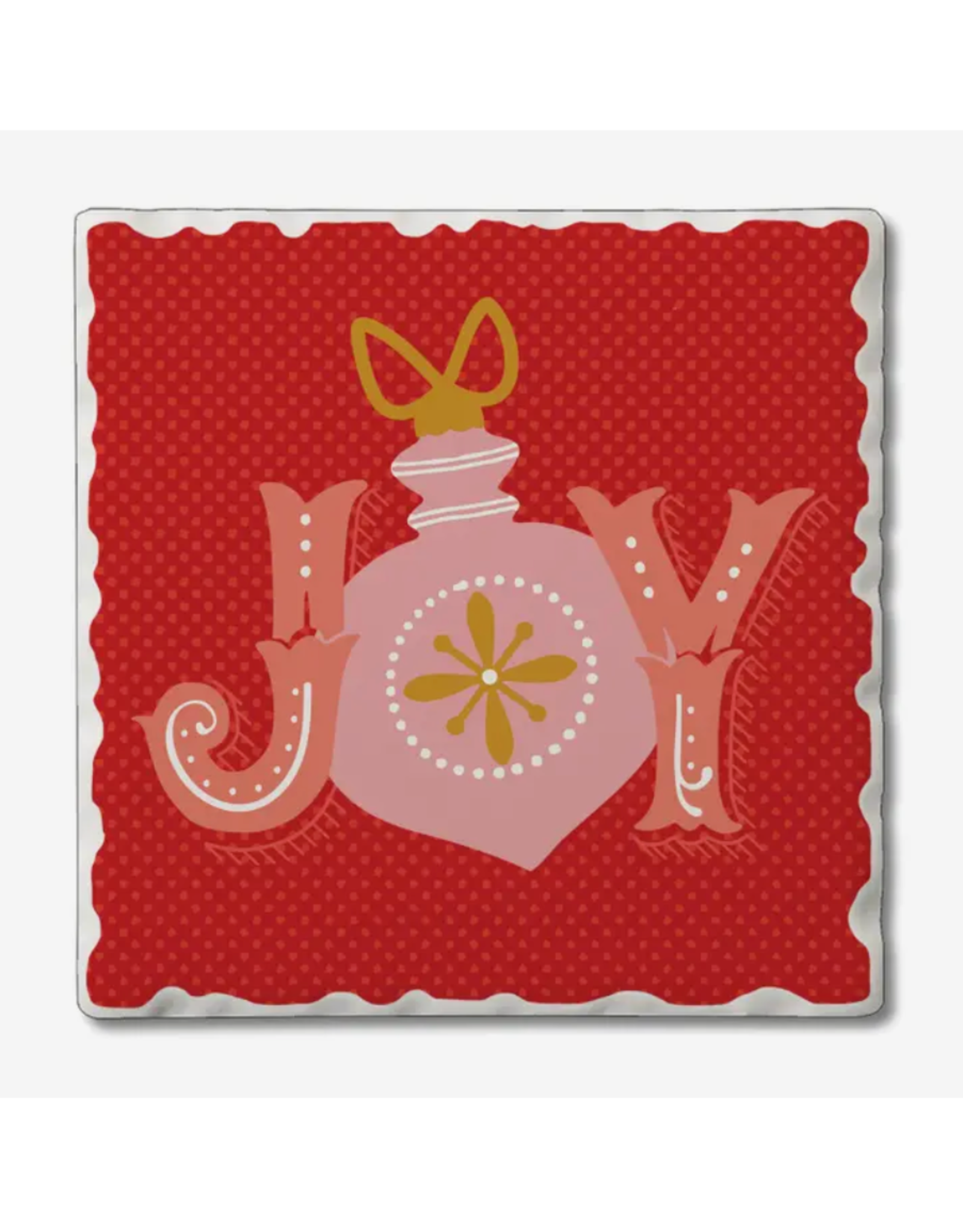 Highland Home Coaster - Ornament Joy