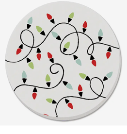 Highland Home Coaster - Christmas Lights