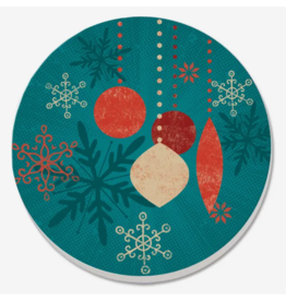Highland Home Coaster - Retro Ornaments