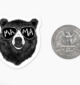 Nice Enough Clean Mama Bear MINI Sticker