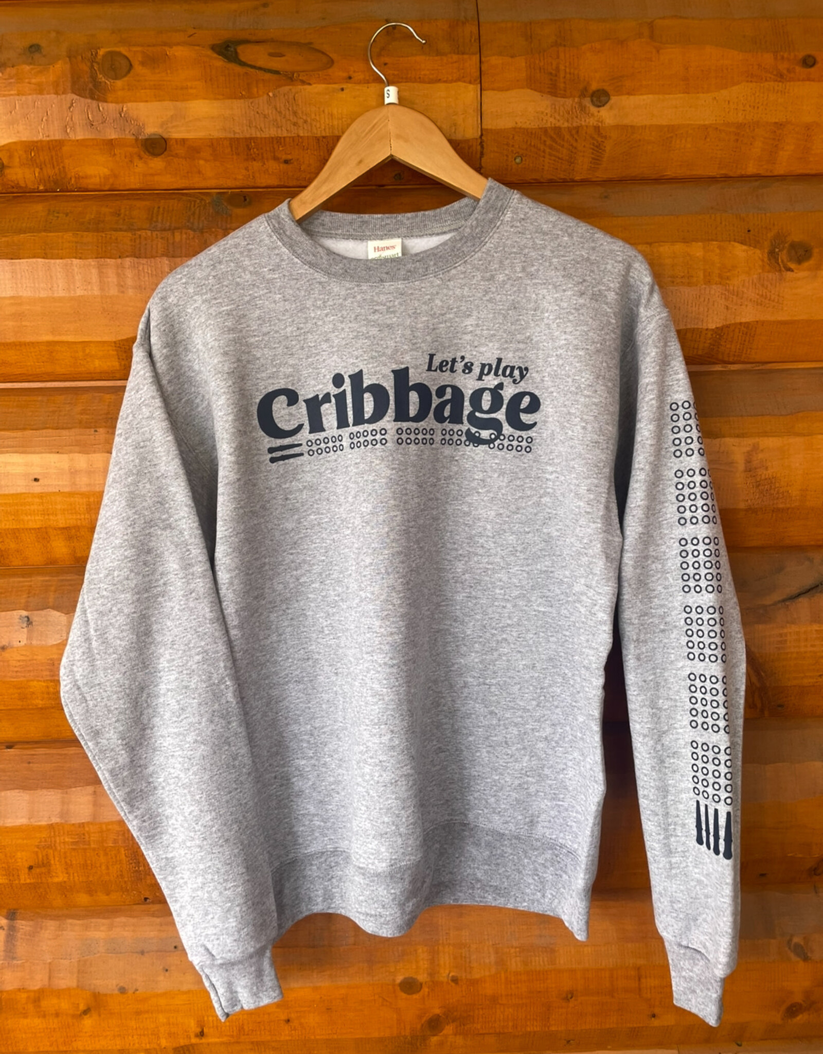 218 Clothing + Gift Let's Play Cribbage Crew Sweatshirt