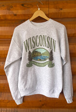 218 Clothing + Gift Classic Wisconsin Crew Sweatshirt