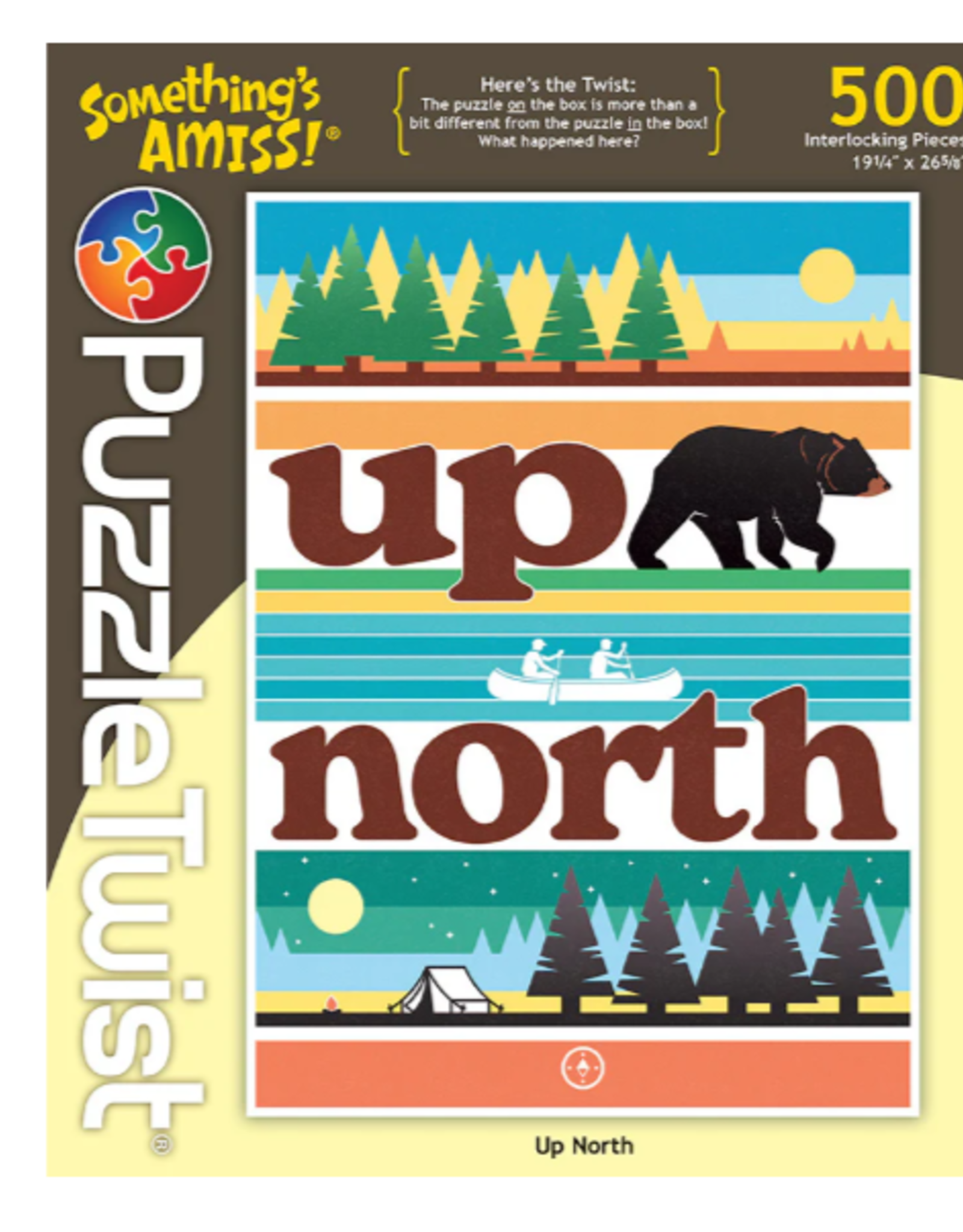 Something's Amiss Up North 500 Piece Puzzle Twist