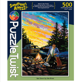 Something's Amiss Van Down By The River 500 Piece Puzzle Twist