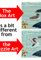Something's Amiss Loons on the Lake 1,000 Piece Puzzle Twist