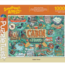 Something's Amiss Cabin Fever 1,000 Piece Puzzle Twist