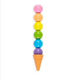 Ooly SALE Rainbow Scoops Stacking Scented Erasable Crayons