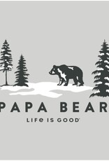 Life Is Good SALE Men's Scenic Papa Bear Short Sleeve Crusher Tee