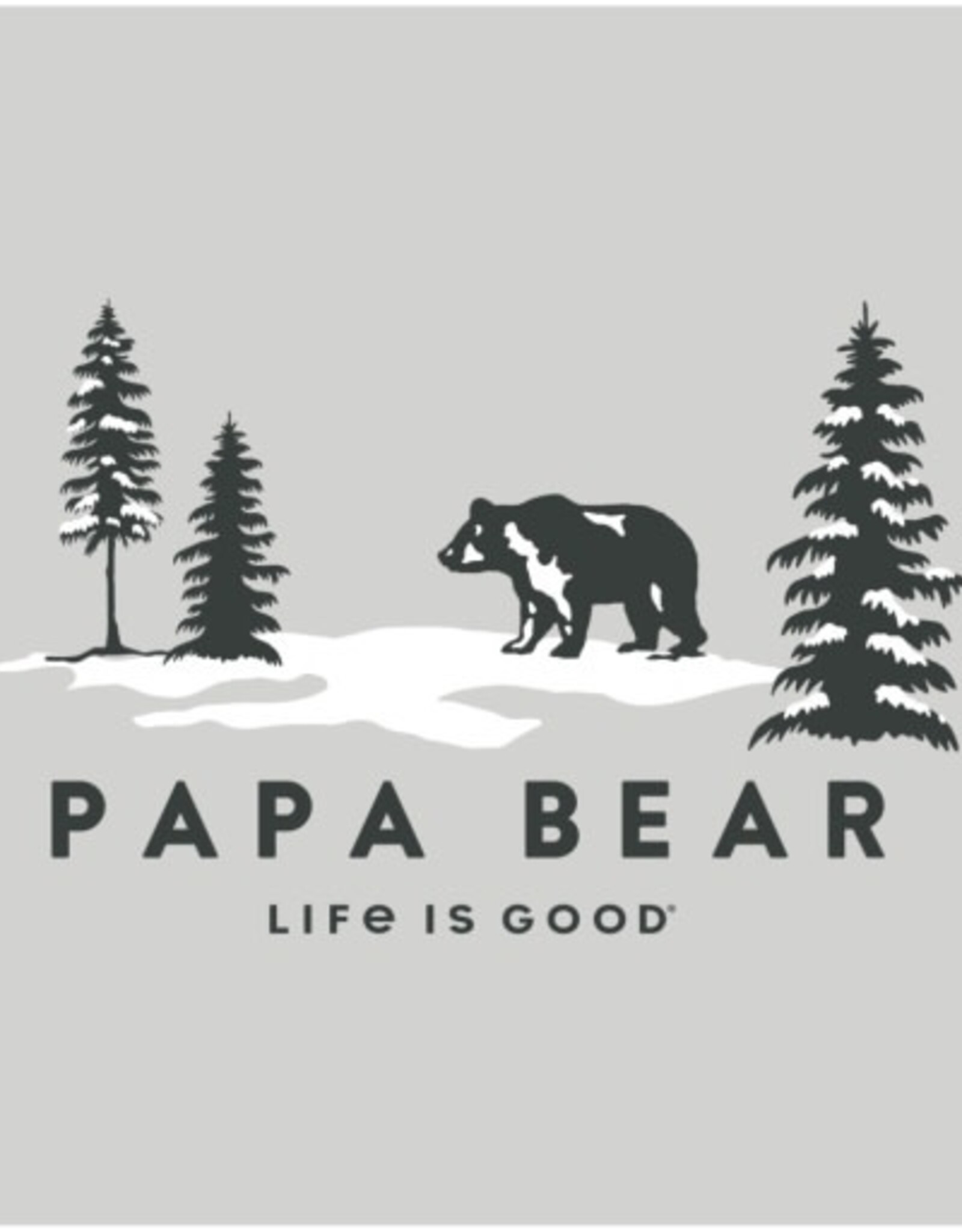 Life Is Good SALE Men's Scenic Papa Bear Short Sleeve Crusher Tee