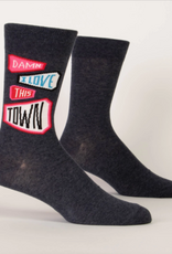Blue Q SALE - Damn I Love This Town Men's Socks