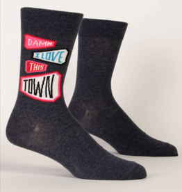 Blue Q SALE - Damn I Love This Town Men's Socks