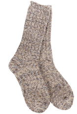 World's Softest Socks Weekend Ragg Crew Sock - Nutty