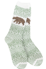 World's Softest Socks Nature Walk Crew Sock - Green
