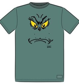 Life Is Good Men's Grinchy Face Short Sleeve Crusher Tee