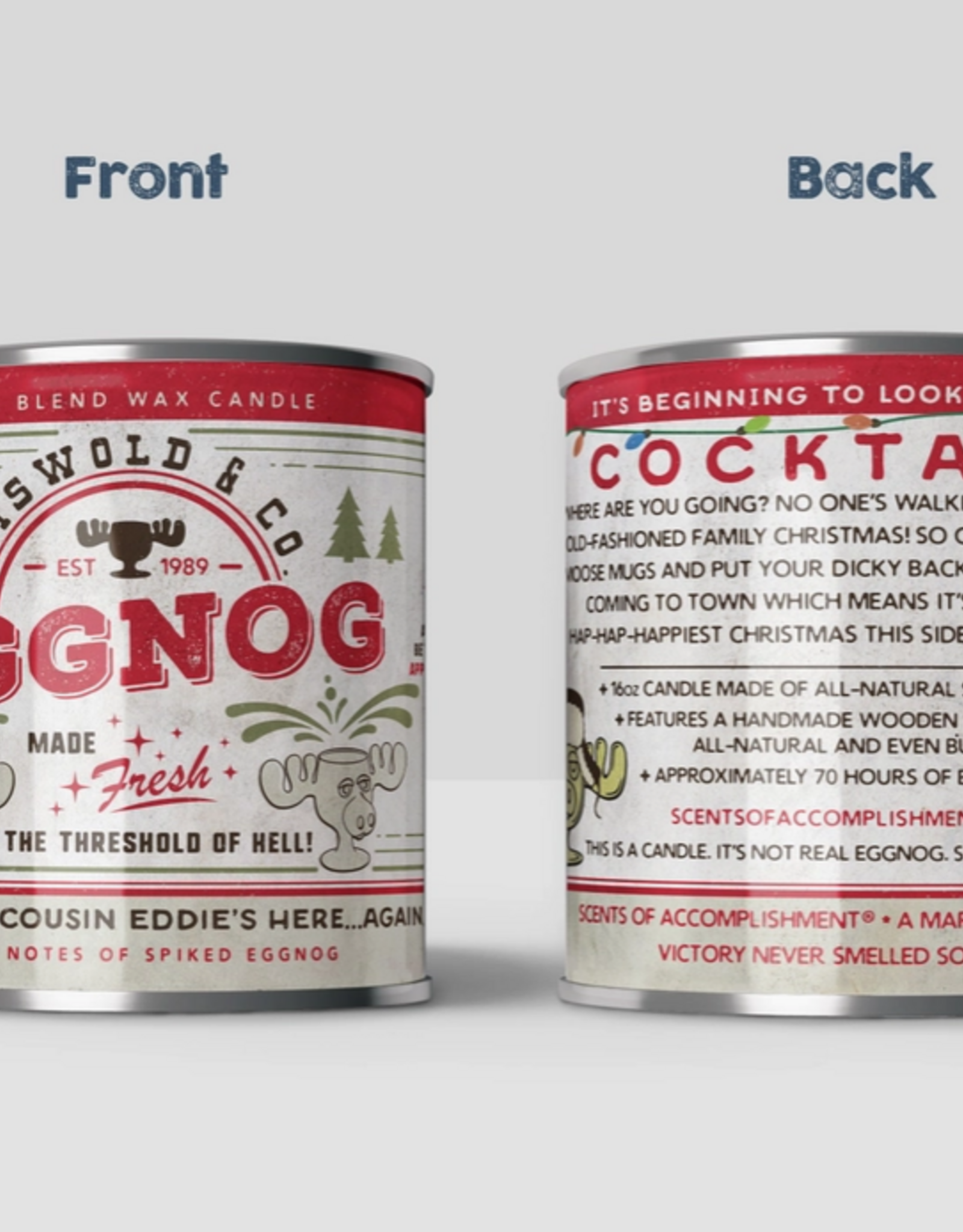 Scents of Accomplishment Eggnog Candle 16oz. Candle