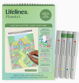 Lifelines FlowArt® - Dot-by-Letter, Cozy Cottage