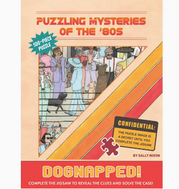 Chronicle Books Puzzling Mysteries of The ’80s Dognapped! 500 Piece Puzzle