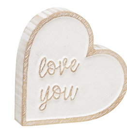 Collins Painting & Design Love You Carved Heart
