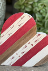 Collins Painting & Design Love Arrow Plank Heart