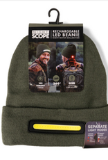 Night Scope Night Scope Night Watch Rechargeable LED Beanie - Forest