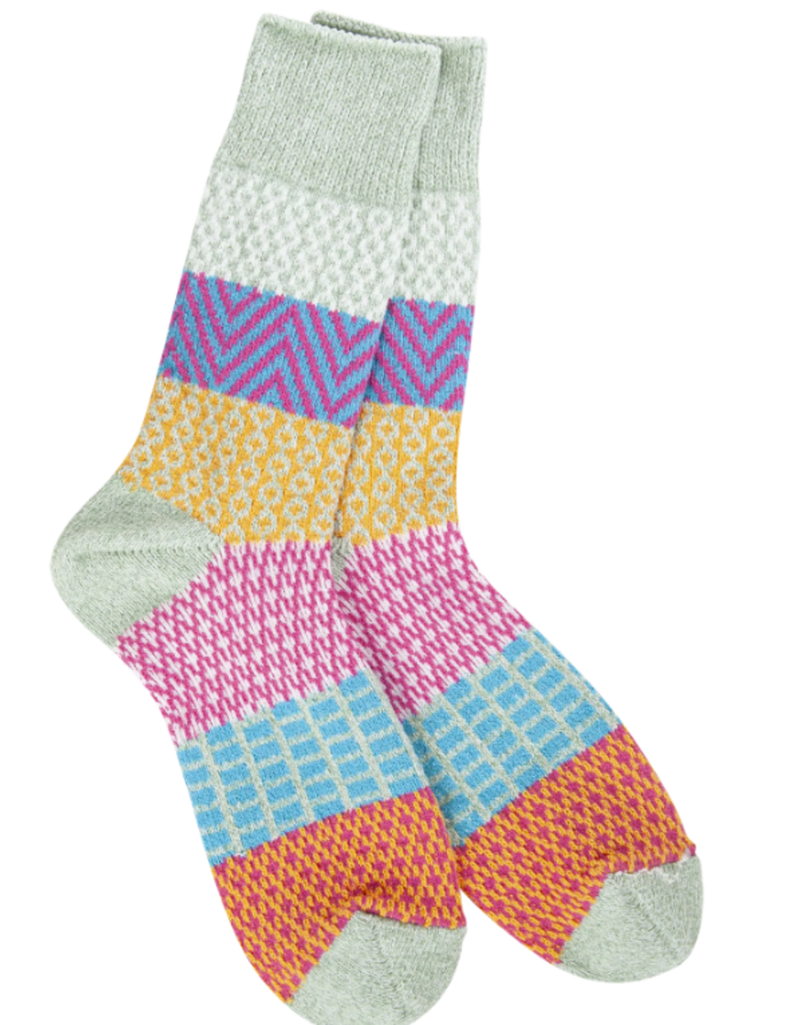 World's Softest Socks Gallery Crew Sock - Sage