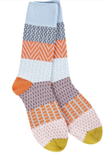 World's Softest Socks Gallery Crew Sock - Whimsical