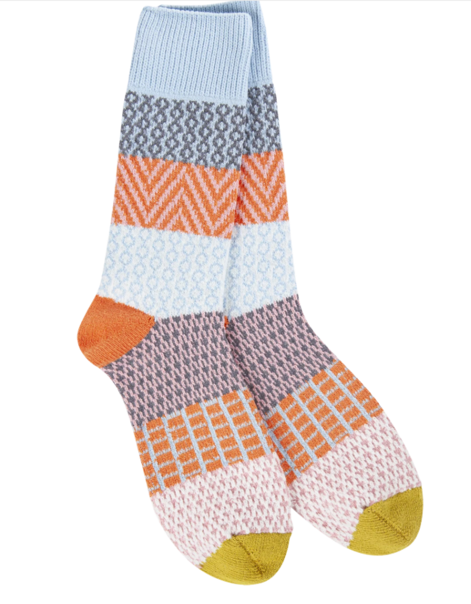 World's Softest Socks Gallery Crew Sock - Whimsical