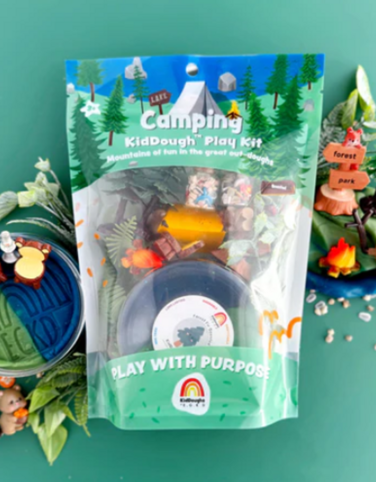 Earth Grown Kid Doughs Camping KidDough Play Kit