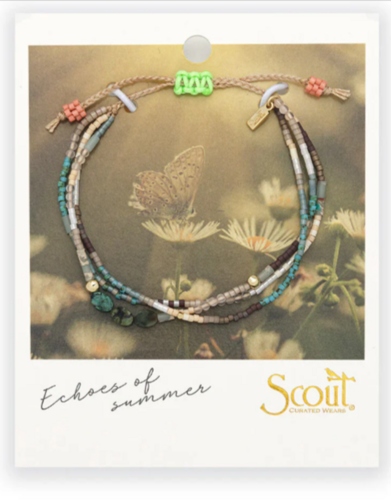 Scout Mixed Media Bracelet - Transformation/African Turquoise/Gold