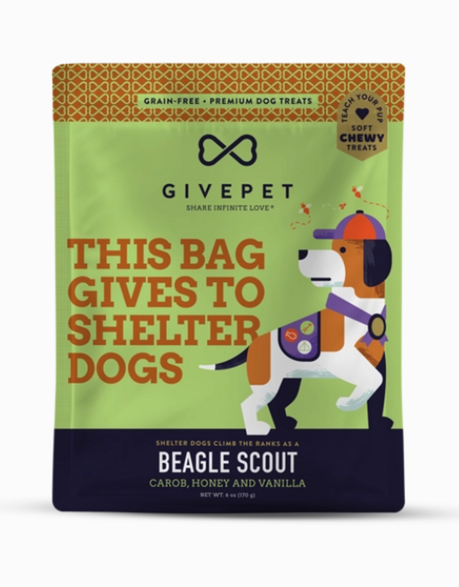 GivePet GivePet Beagle Scout Soft and Chewy Training Dog Treats