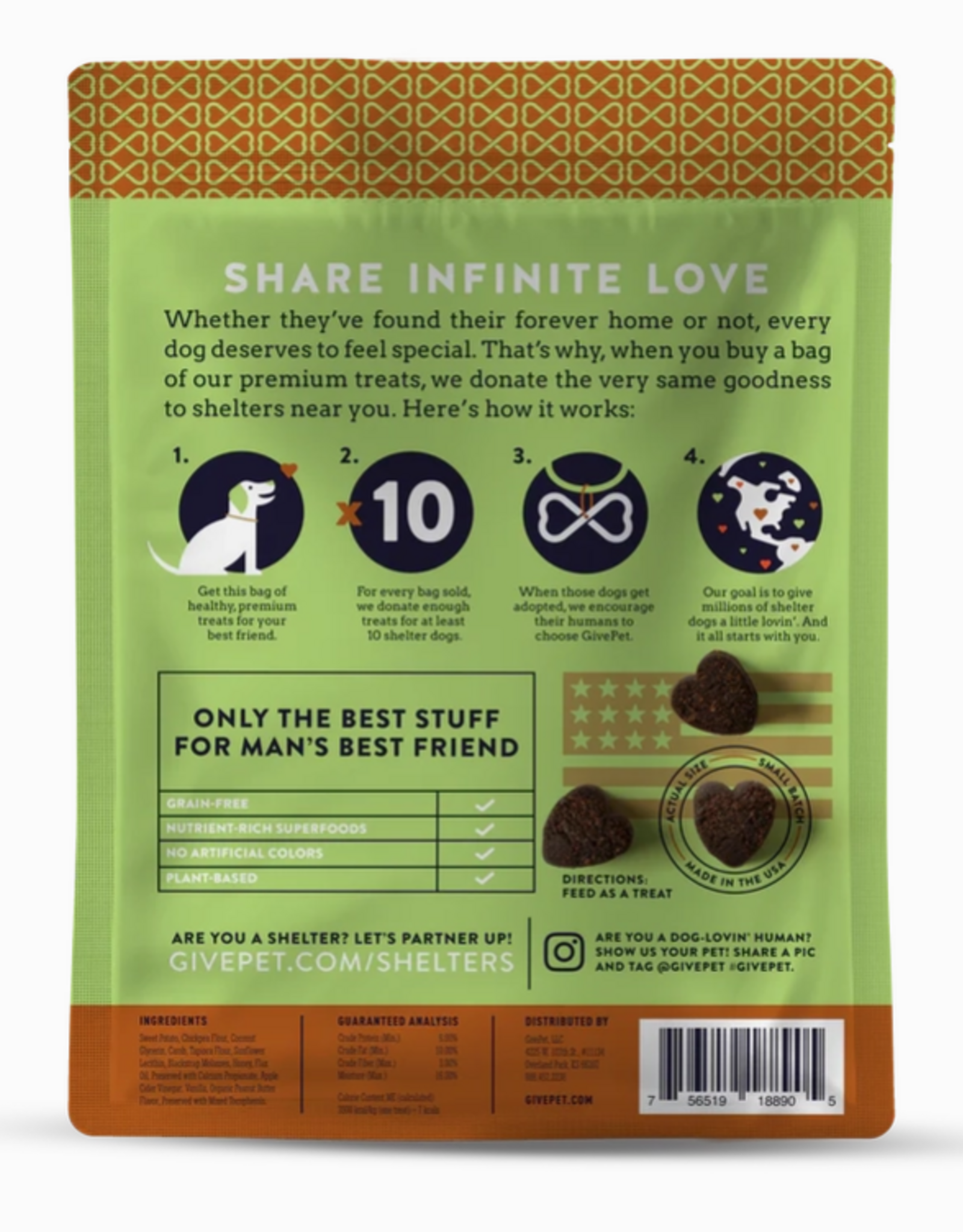 GivePet GivePet Beagle Scout Soft and Chewy Training Dog Treats