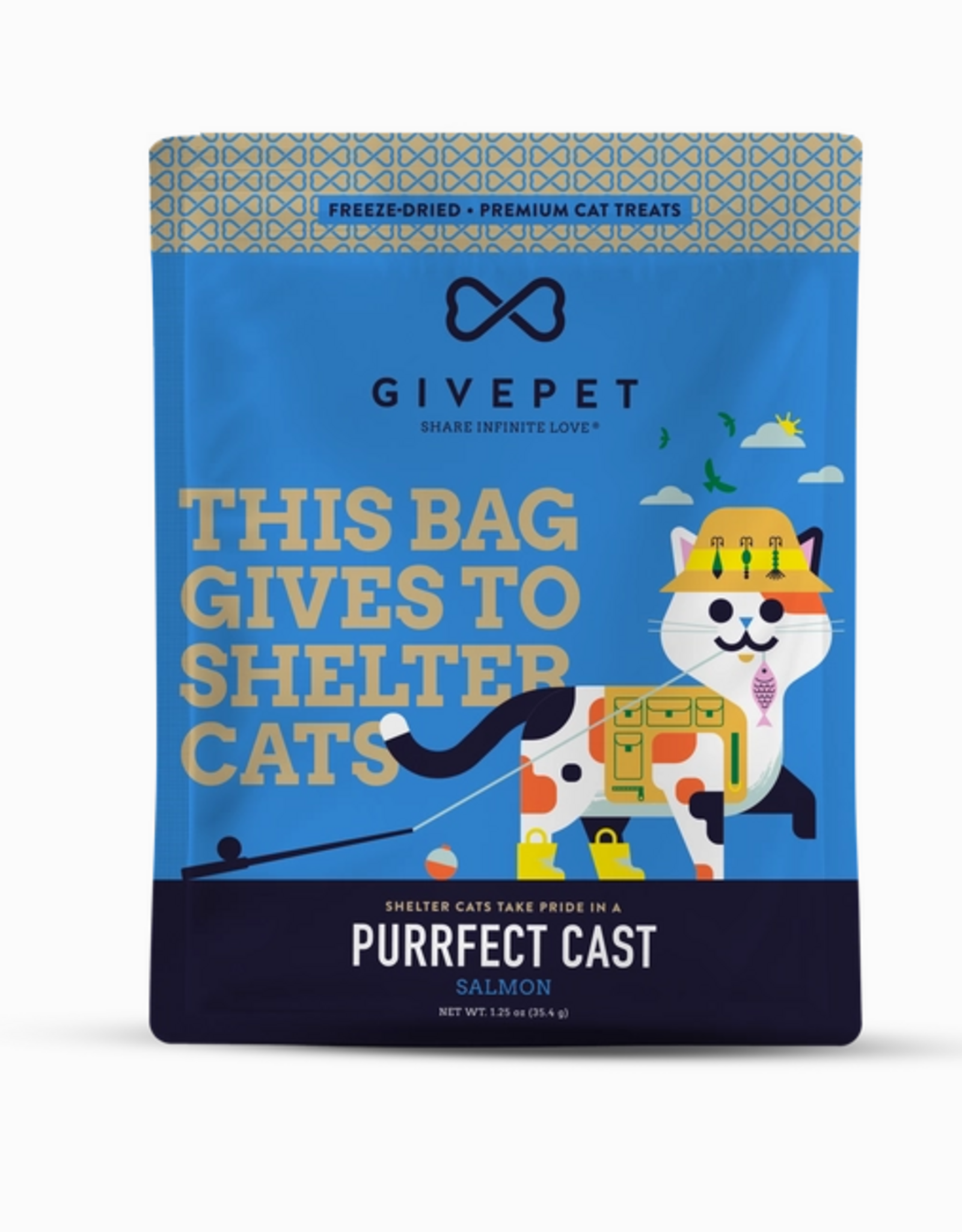GivePet GivePet Purrfect Cast Freeze Dried Cat Treats