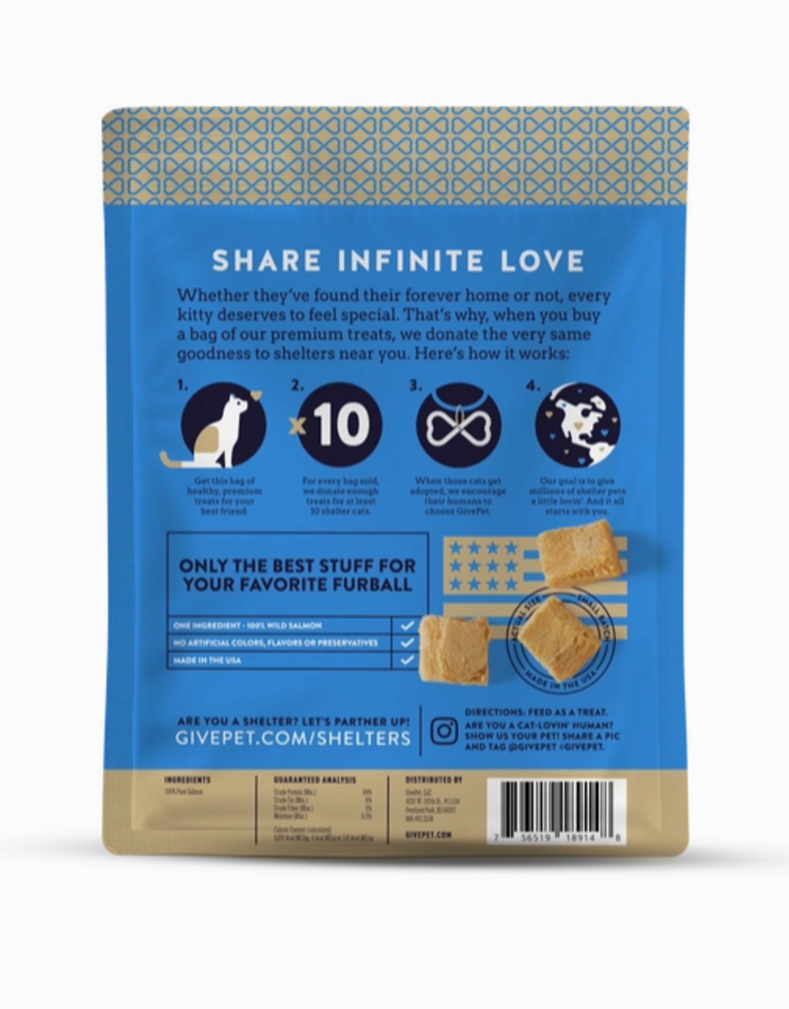 GivePet GivePet Purrfect Cast Freeze Dried Cat Treats