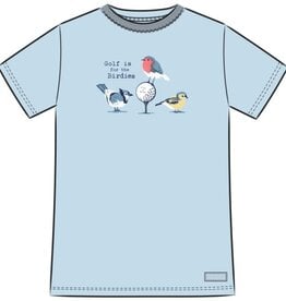 Life Is Good Women's Golf is for the Birdies Short Sleeve Crusher Tee
